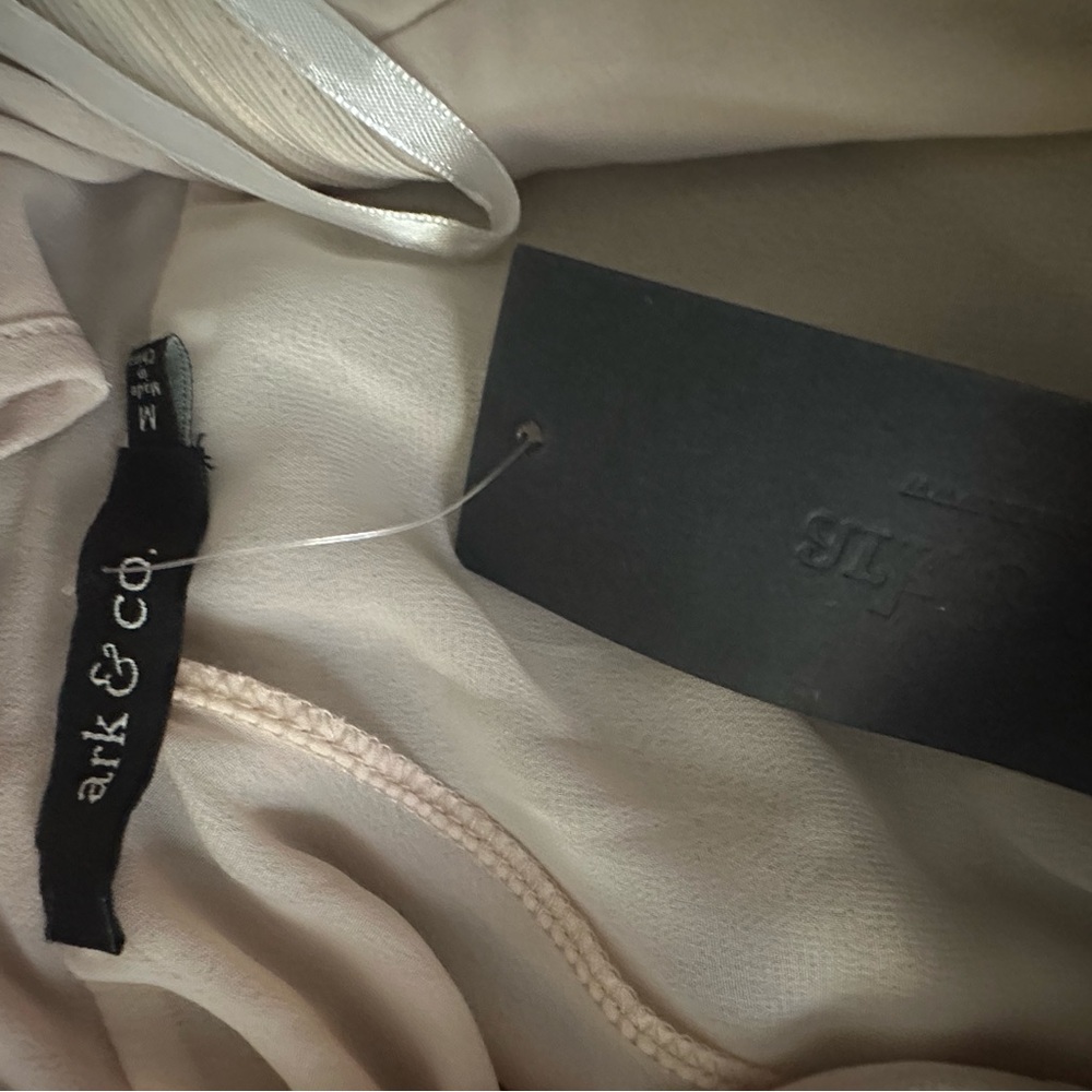 Ark & Co Cream Ruffle Mini Dress - Picture 4 of 4